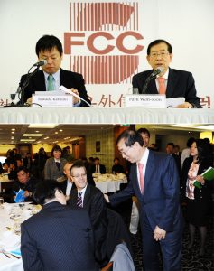 朴元淳市長、ソウル駐在の外国人記者を対象に「就任2周年記者会見」を行う