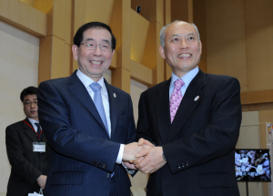 パク市長 都市安全・経済‥「実質外交」日本訪問