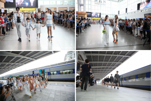 ソウル駅で開かれたソウル365ファッションショー
