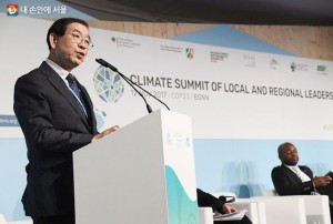 パク・ウォンスン(朴元淳)市長、ソウルの気候変動対策における成果を世界に紹介
