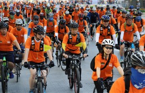 4月8日、チョンノ(鍾路)1～5街に2.6kmの自転車専用道路を開通