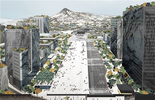 ソウル市、新しいクァンファムン(光化門)を2021年に市民へ公開予定…国際設計公募の当選作も発表
