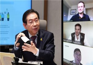 ソウル市長、グローバルリーダーと「新型コロナウイルス感染症に関するビデオセミナー」開催