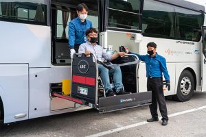 ソウル施設公団、車いす利用者の移動をサポートする「ソウル障害者バス」を導入