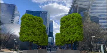 ソウル市、コンクリートの上にサプライズ木陰…｢動く公園｣8か所を追加造成