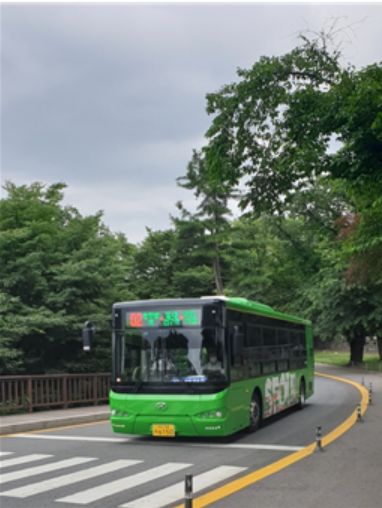 参考：南山公園グリーン循環バス走行の様子