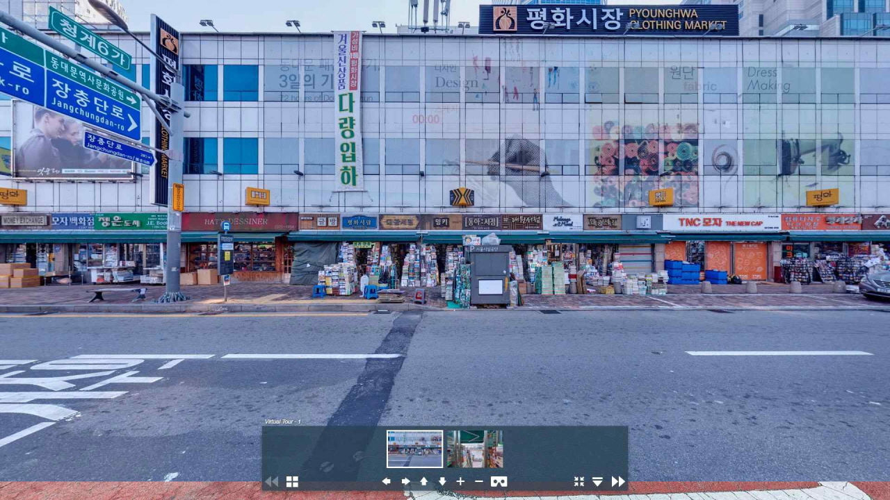 チョンゲチョン(清渓川)古本屋街VR動画