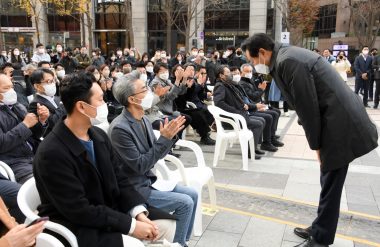 チョンゲチョン(清渓川)自律走行バス搭乗イベント-1