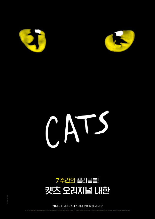 [セジョン(世宗)文化会館]ミュージカル『キャッツ』来韓公演-ソウル (Musical CATS)