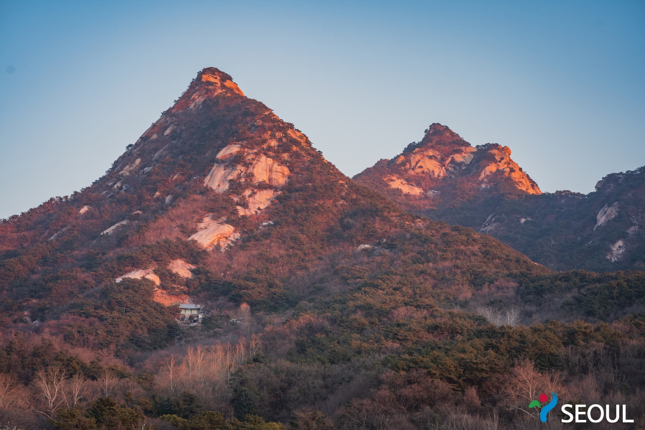 北漢山の風景です
