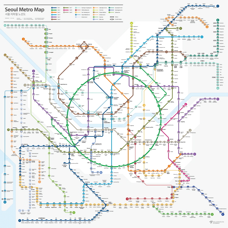 40年ぶりのソウル地下鉄路線図改編関連イメージ