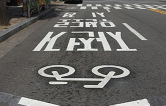 自転車優先道路の始点
