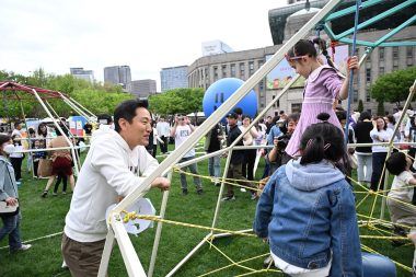 ソウル野外図書館のオープニングイベント-4