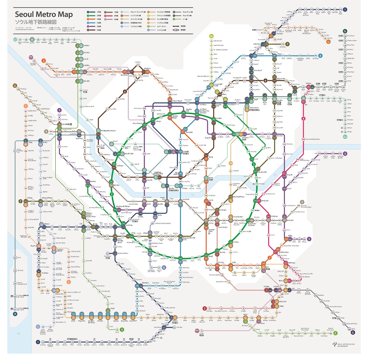 地下鉄路線図情報