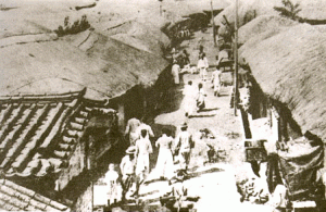 Myongdong street around 1900