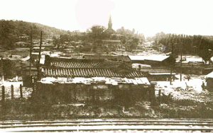 Sodacmun Railroad Station and its neighborhood around 1920