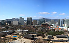 ソウル市西小門庁舎の貞洞展望台(13階)から美しい徳寿宮や貞洞の街を鑑賞しましょう。