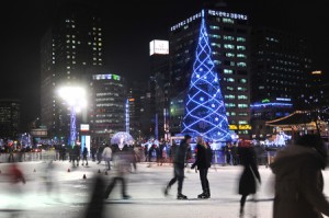 ソウル広場のクリスマス
